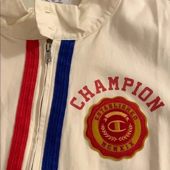 Champion Varsity Jacket Crest Patch Full Zip Men’s Size XL NWT - Picture 9 of 14